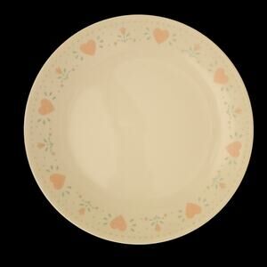 Corelle by Corning Pink Hearts Dinner Plates 10.25" Set of 4 USA – Chips